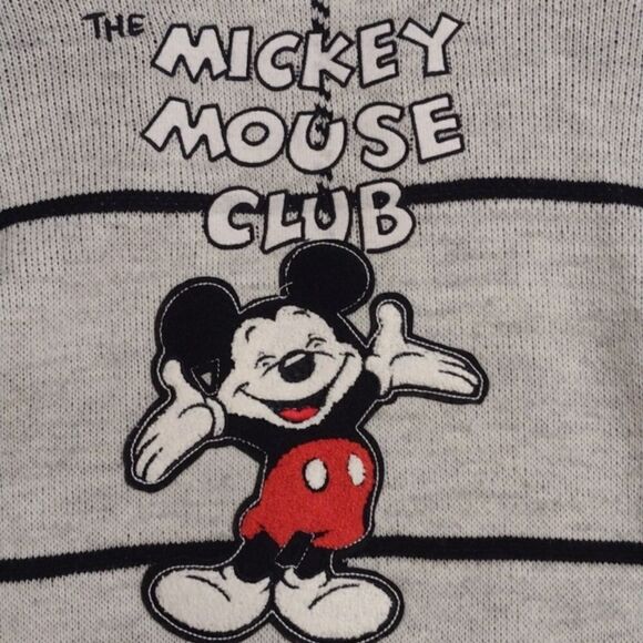 Disney Mickey Mouse Club Cardigan Mouseketeers grey size XS - Picture 3 of 11